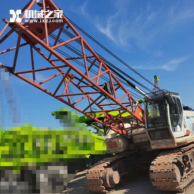 Used Truck Crane with 6 Section Jib Boom 18m Transverse Support Leg and 25ton Maximum Lifting Weight